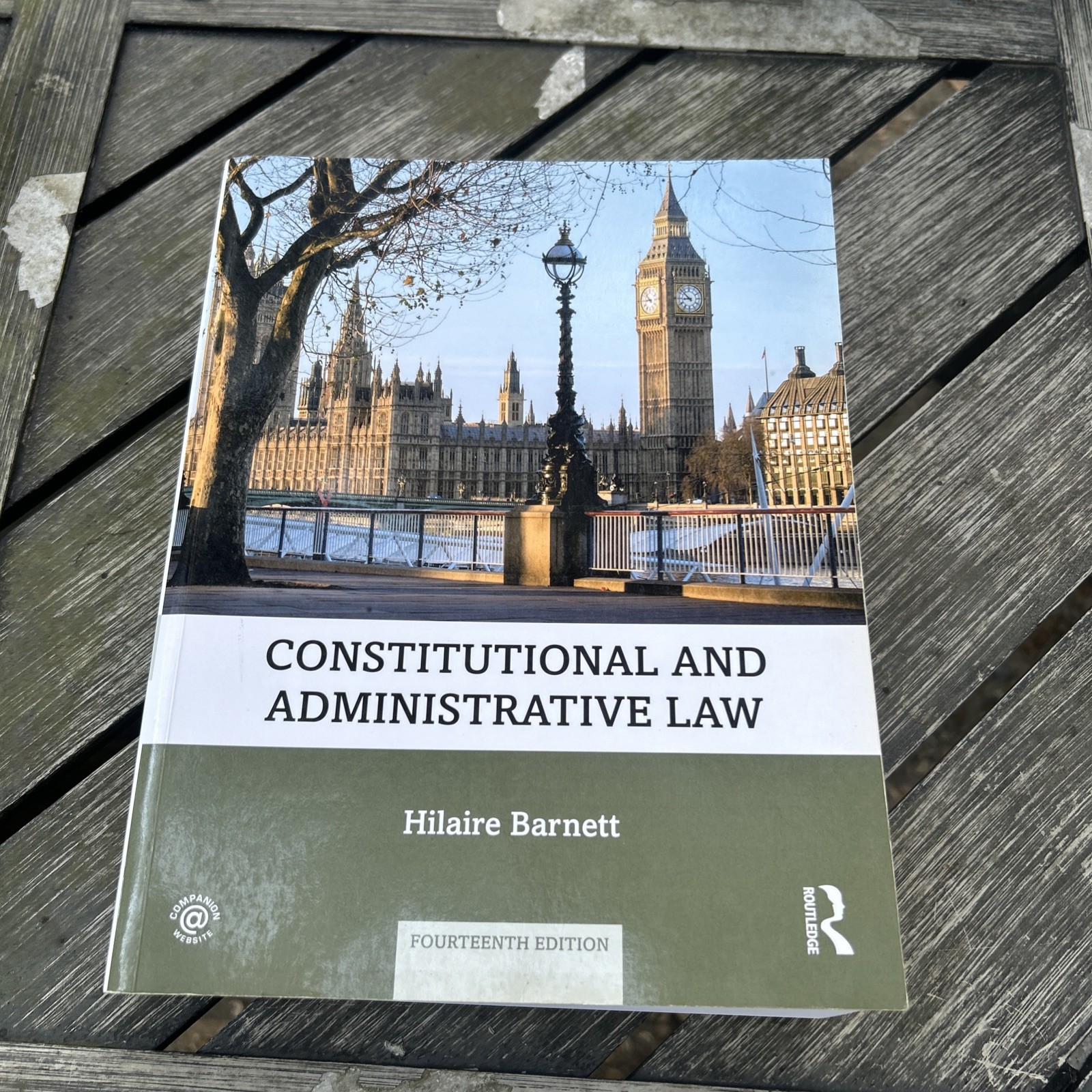 Constitutional And Administrative Law H Barnett 2021 Fourteenth Edition Textbook