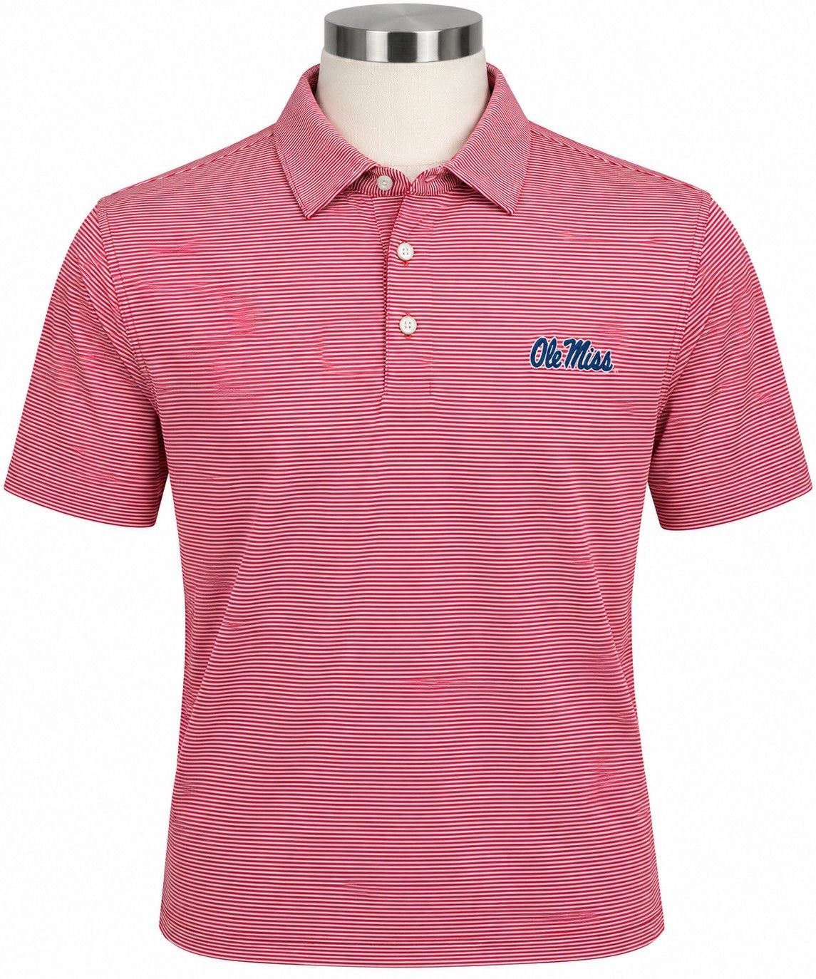 Peter Millar Ole Miss Men’s Large Performance Polo Red White Stripe NWT Peter Millar Ole Miss Men’s Large Performance Polo Red White Stripe NWT