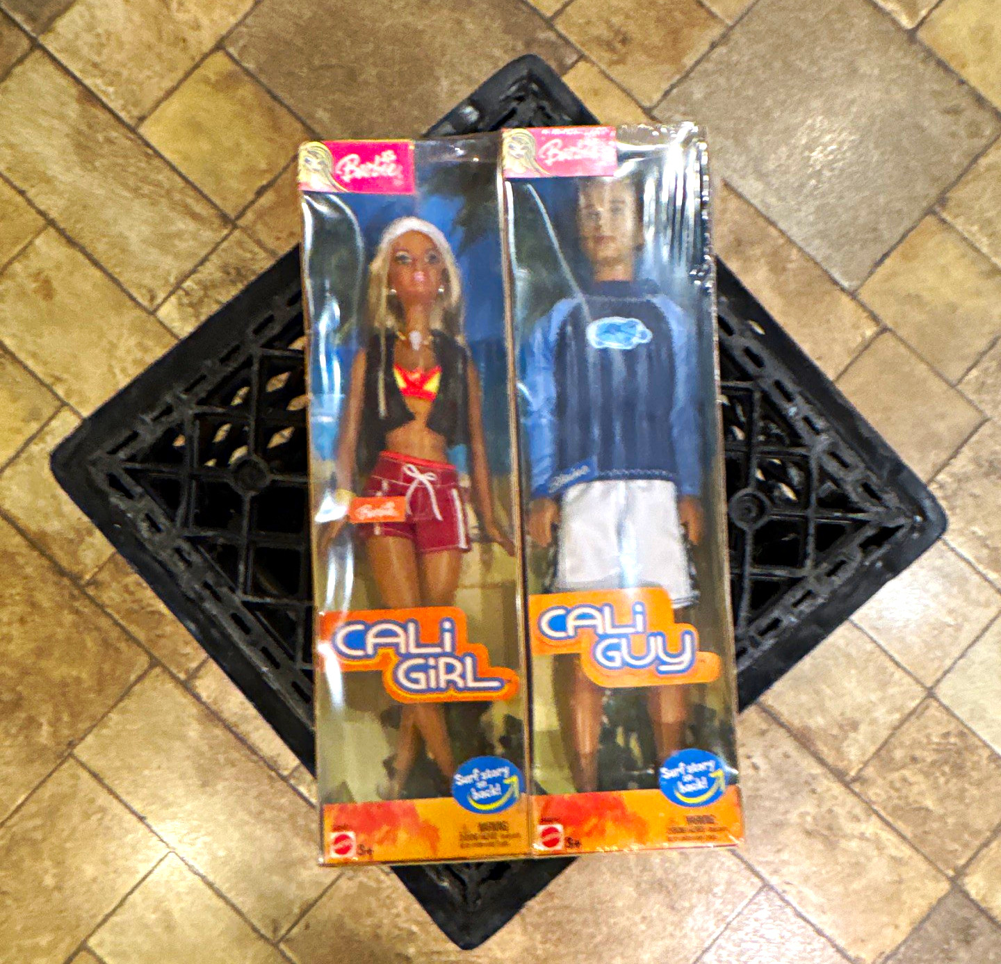 Mattel Barbie Cali Girl & Cali Guy Blaine Dolls 2-Pack Lot 12\ Mattel Barbie Cali Girl & Cali Guy Blaine Dolls 2-Pack Lot 12\