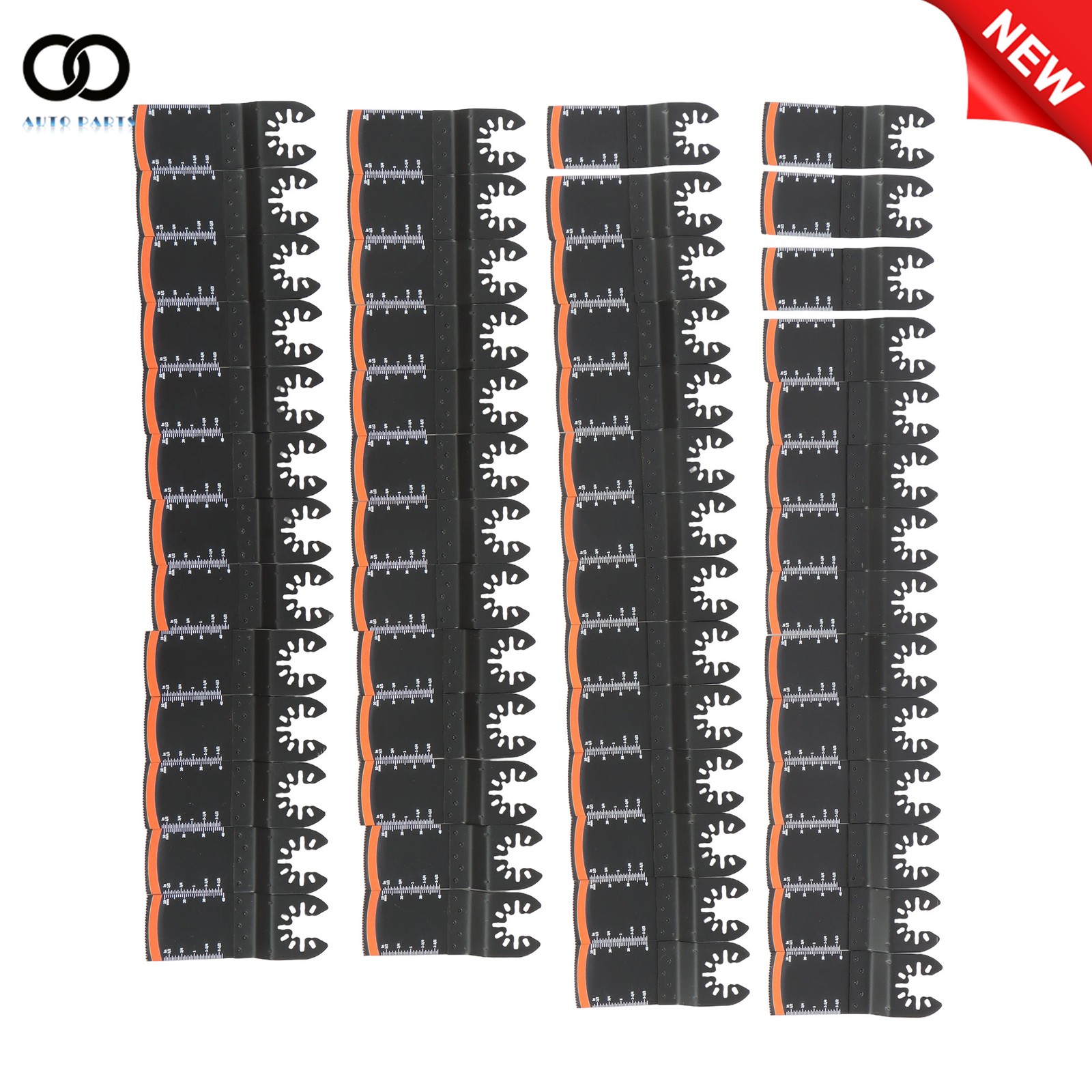 34mm Universal Wood Multitool 54Pack Quick Release Oscillating Saw Blades