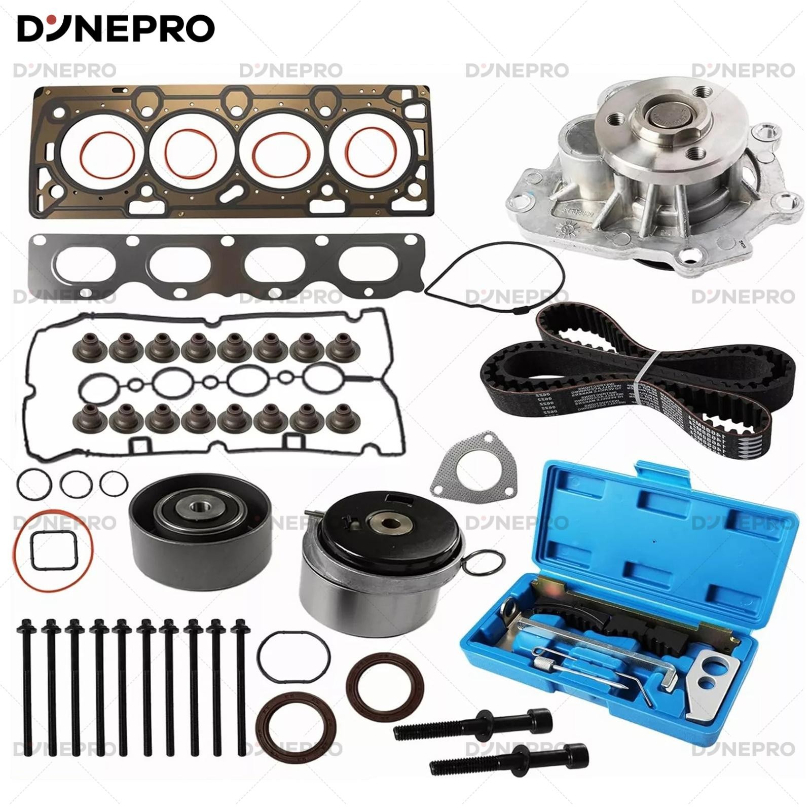 Head Gasket Set Timing Belt Kit Water Pump Cam Tool For Chevy Sonic Cruze 1.8 L4