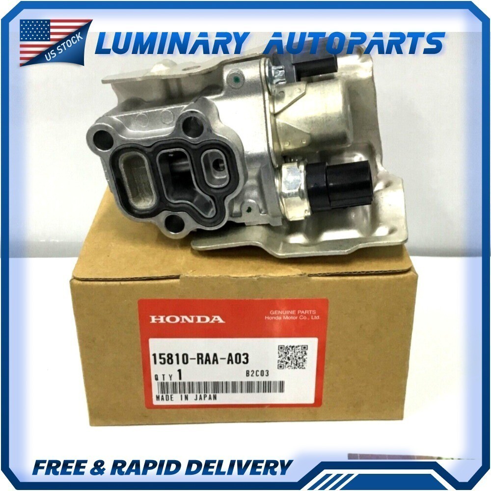 OEM NEW For Honda Acura Vtec Solenoid Spool Valve W/gasket Nib 15810-RAA-A03 OEM NEW For Honda Acura Vtec Solenoid Spool Valve W/gasket Nib 15810-RAA-A03