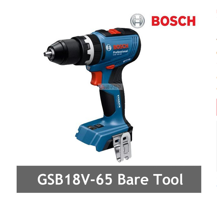 Bosch GSB 18V-65 Cordless Compact Impact Drill Driver 2100rpm 27000bpm*Bare Tool Bosch GSB 18V-65 Cordless Compact Impact Drill Driver 2100rpm 27000bpm*Bare Tool