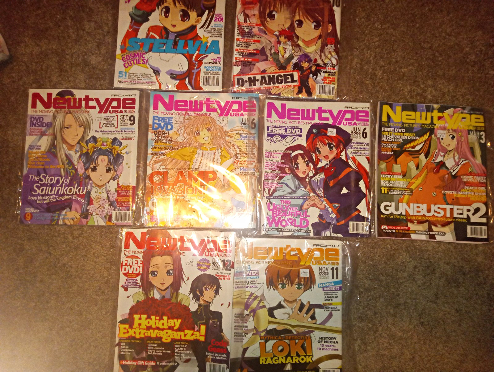 Newtype USA Anime & Manga Magazine Lot 2006 English Illustrated Jun Mar Sep Nov Newtype USA Anime & Manga Magazine Lot 2006 English Illustrated Jun Mar Sep Nov