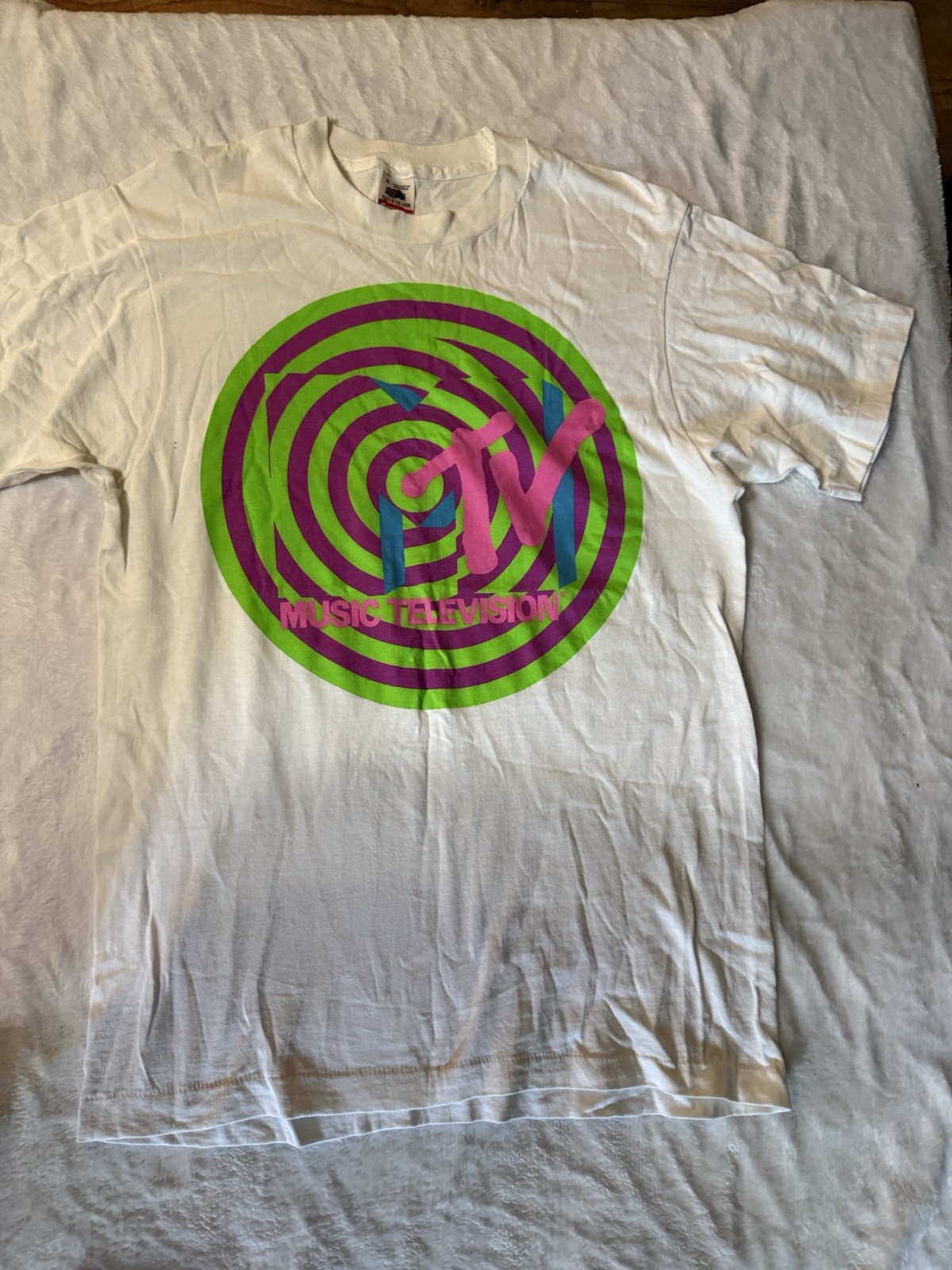 Very Rare 1980s MTV Shirt Size Large Very Rare 1980s MTV Shirt Size Large