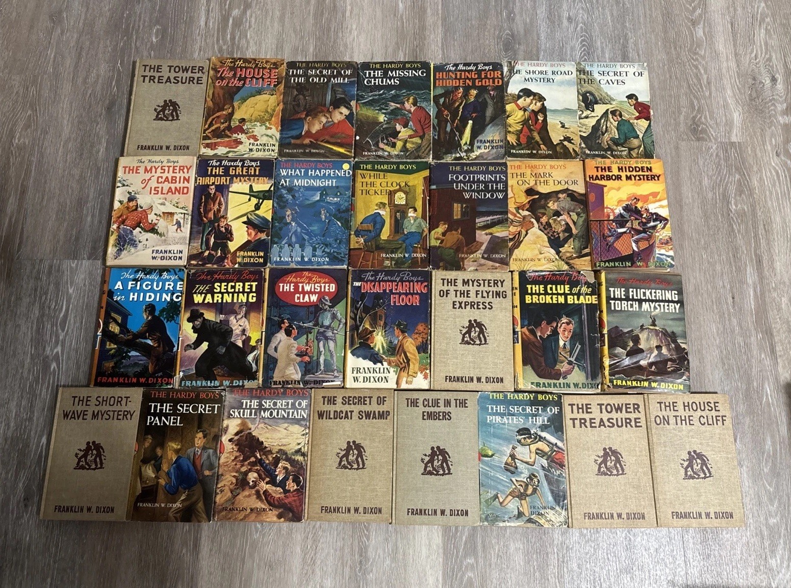Vintage Lot of 29 Hardy Boys Books - Most w/DJs