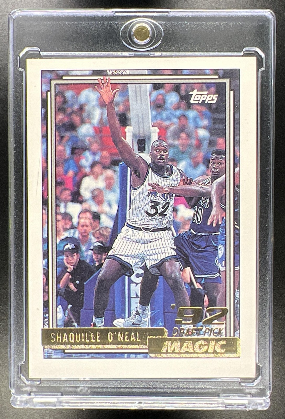 1992-93 Topps Shaquille O'Neal #362 Gold RC Orlando Magic True Rookie Parallel