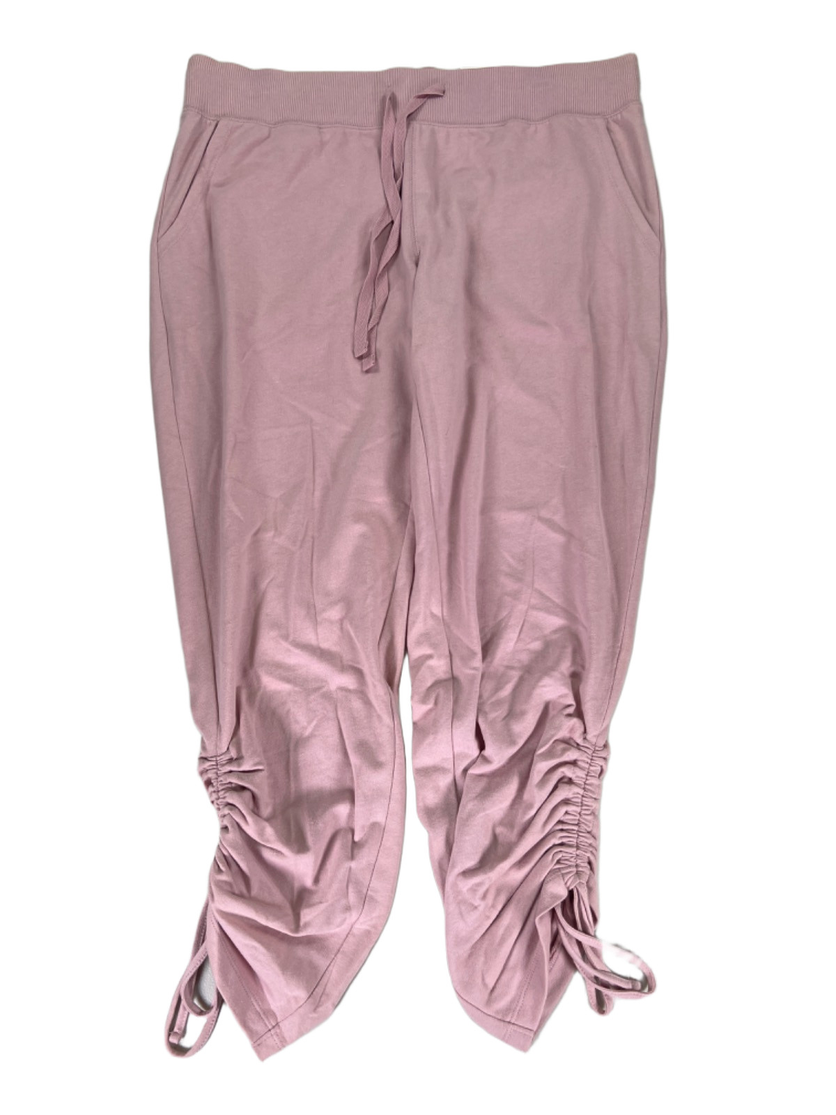 Xersion Studio Women\'s Pink Cinched Ankle Jogger Sweatpants - M