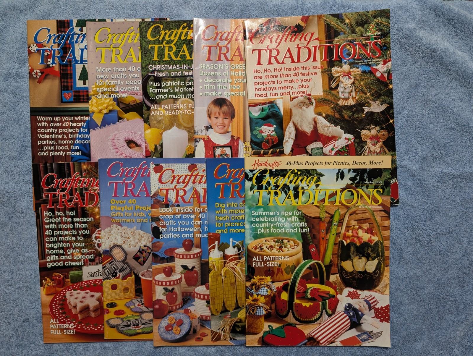 Crafting Traditions Magazines Lot Of 10  1995-2000