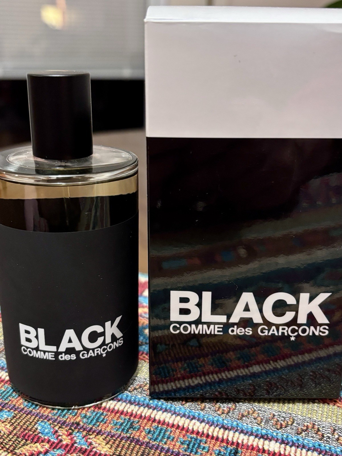Comme des Garçons Black EDT 100 ml 3.4 oz Unisex Niche Perfume ~ Smoky