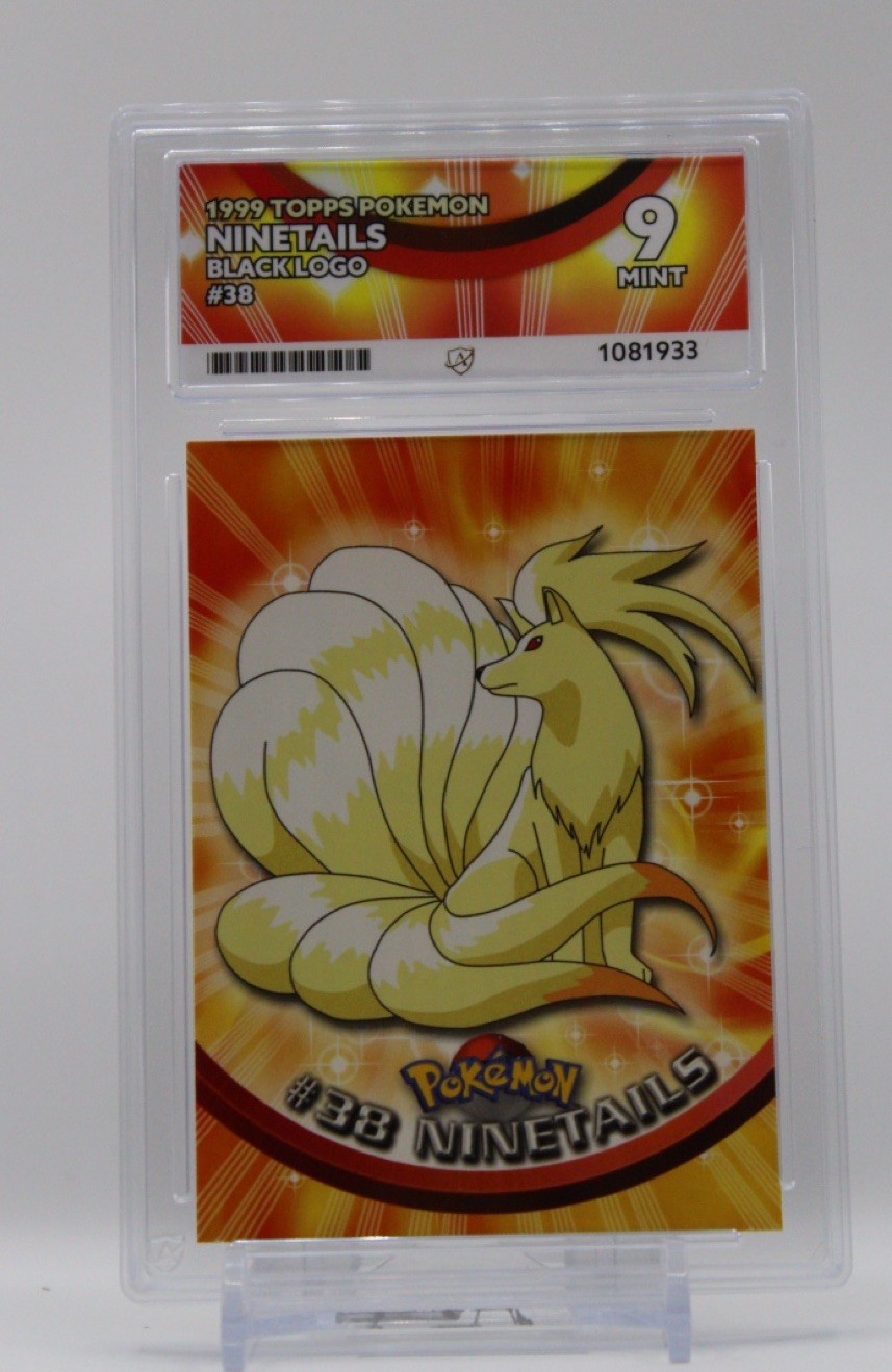1999, Ninetails, #38, Topps Pokemon, Black Logo, ACE 9 1999, Ninetails, #38, Topps Pokemon, Black Logo, ACE 9