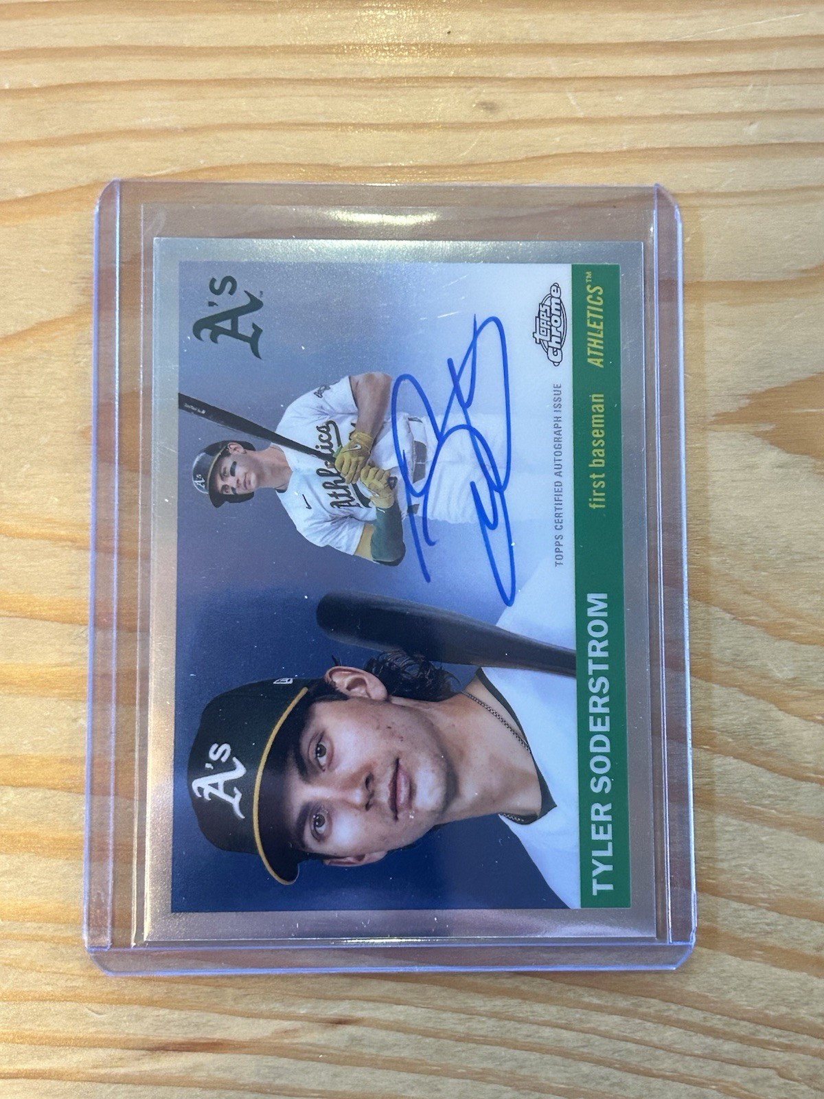2025 Topps Platinum Chrome - Tyler Soderstrom Auto #CPA-TSO Athletics Sh