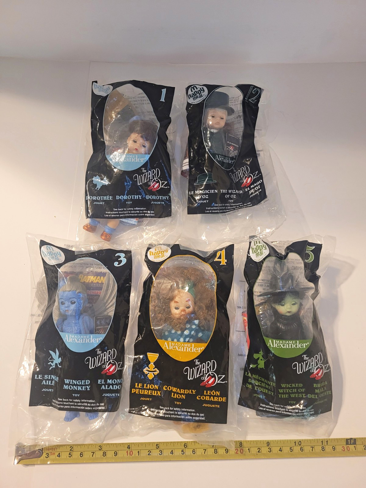 NIP Rare Retro Madame Alexander Wizard of Oz Doll Lot McDonald’s Happy Meal 2008 NIP Rare Retro Madame Alexander Wizard of Oz Doll Lot McDonald’s Happy Meal 2008