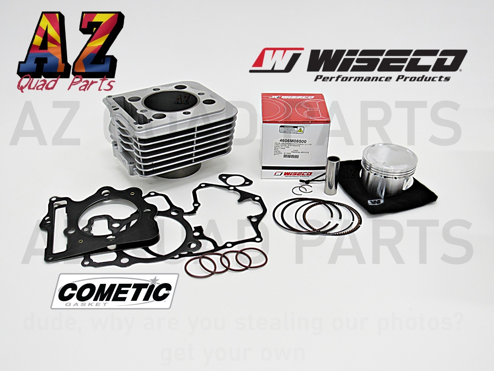 Honda TRX 400EX 400X Top End Rebuild Repair Kit Wiseco Piston Gaskets Cylinder
