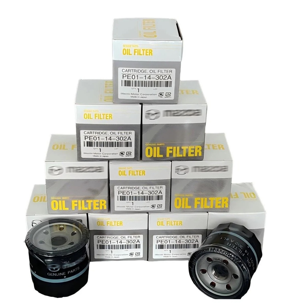 10PCS NEW QUALITY Oil Filter PE01-14-302B/302A Fit For Mazda Cartridge 10PCS NEW QUALITY Oil Filter PE01-14-302B/302A Fit For Mazda Cartridge