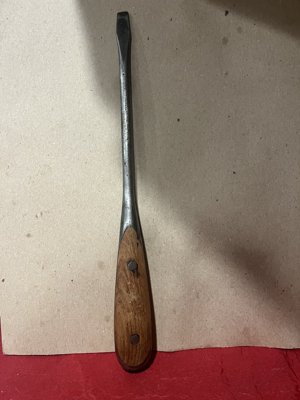 Antique HD Smith Perfect Handle Flathead Screwdriver 12 Inches Antique HD Smith Perfect Handle Flathead Screwdriver 12 Inches