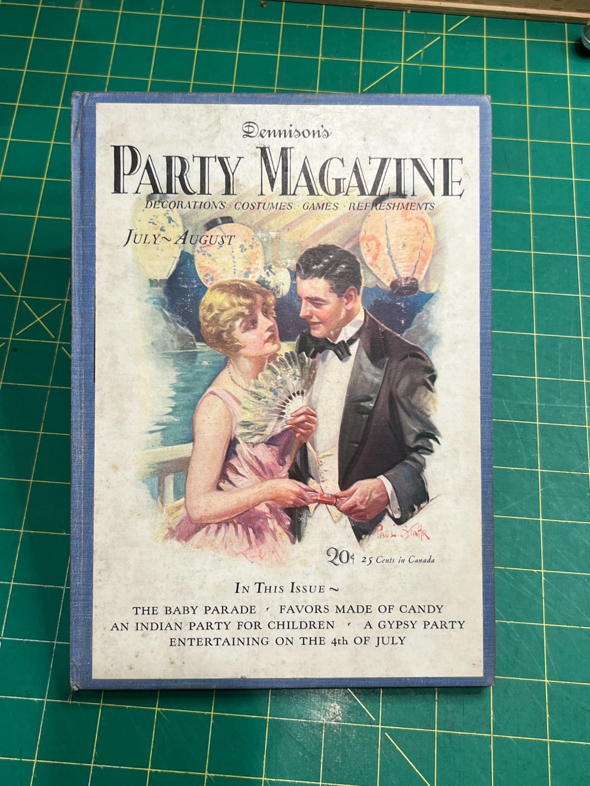VTG July-August 1928 Dennison\'s Party HC Library Magazine Stahr 4th V2-4 ROAN