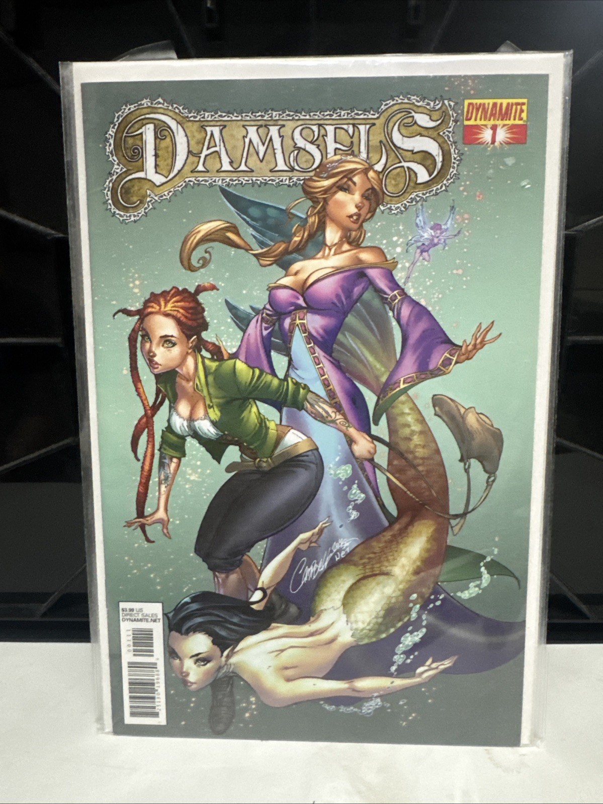 Damsels #1 2 3 4 6 9 11 12 Comic Lot J Scott Campbell Linsner Dynamite 2012