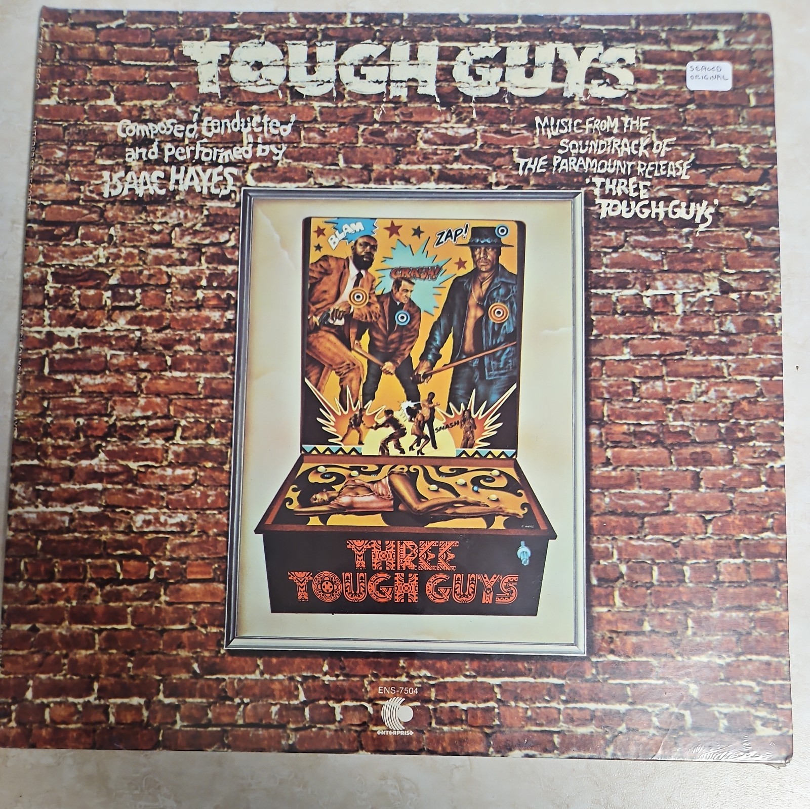 ISSAC HAYES: Three Tough Guys LP SEALED MINT ’74 MOVIE SOUNDTRACK GATEFOLD STAX