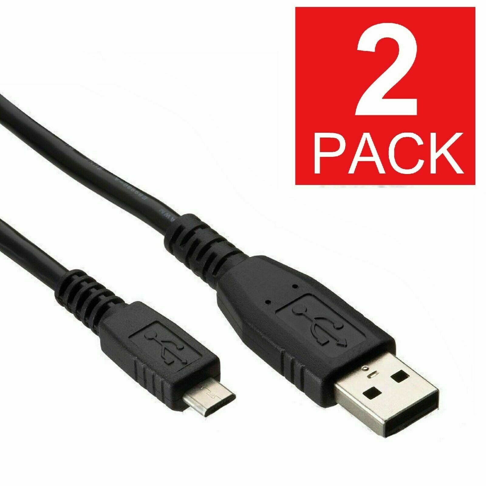 2 Pack PlayStation 4 Controller USB Charge Cable KMD New (PS4 Charger Cord) 2 Pack PlayStation 4 Controller USB Charge Cable KMD New (PS4 Charger Cord)