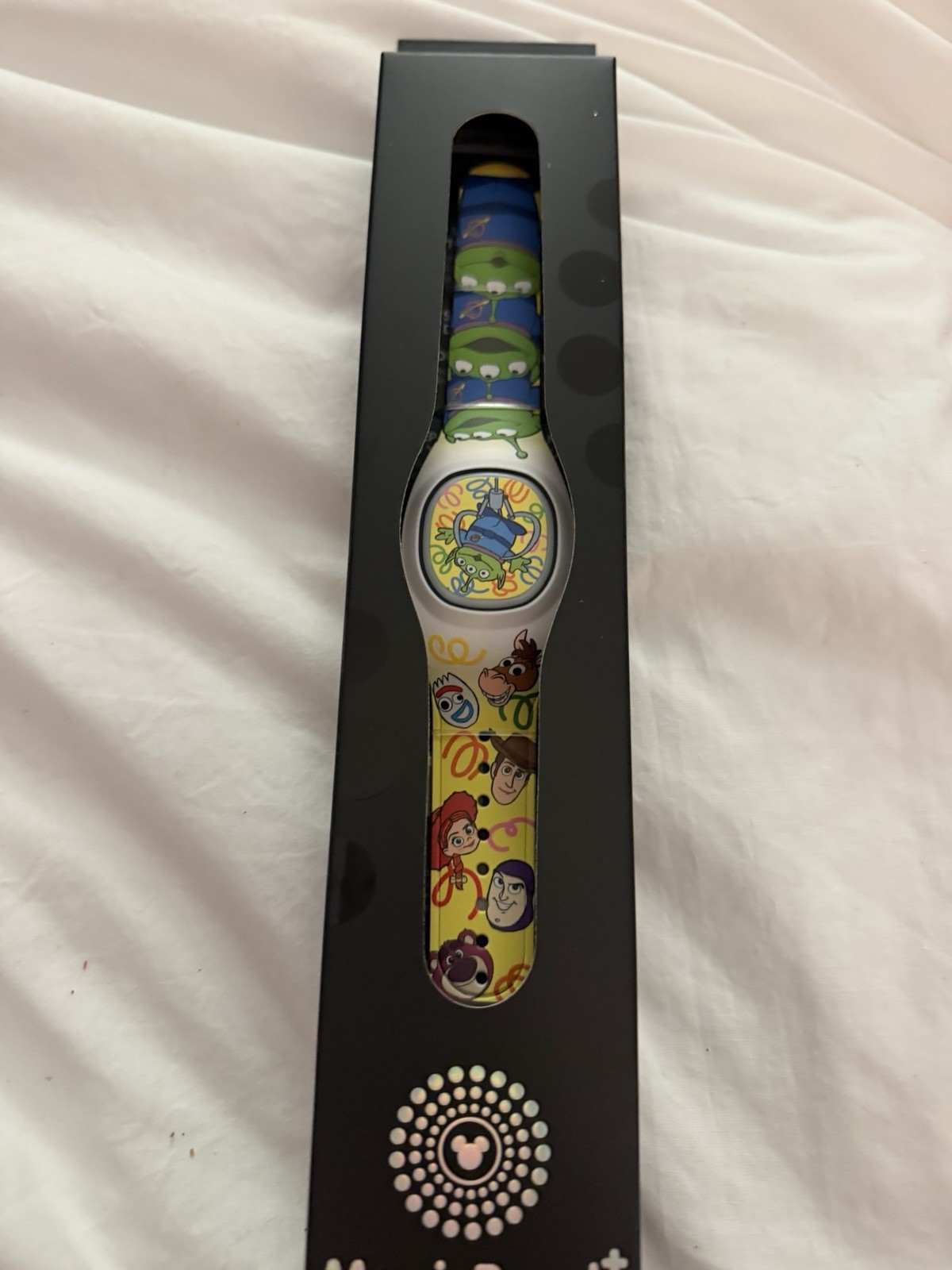 NEW 2026 Disney Parks Magic Band Plus + Pixar Toy Story Alien UNLINKED W/Cable