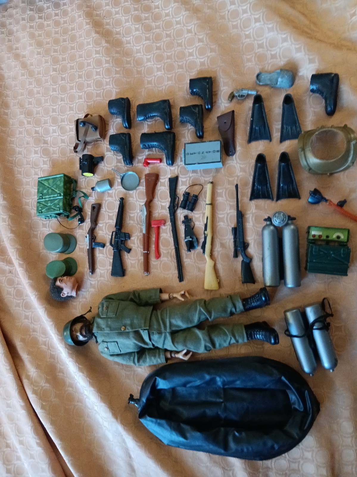 This is an impressive collection of vintage 1960s–1970s Hasbro G.I. Joe 12-inch This is an impressive collection of vintage 1960s–1970s Hasbro G.I. Joe 12-inch