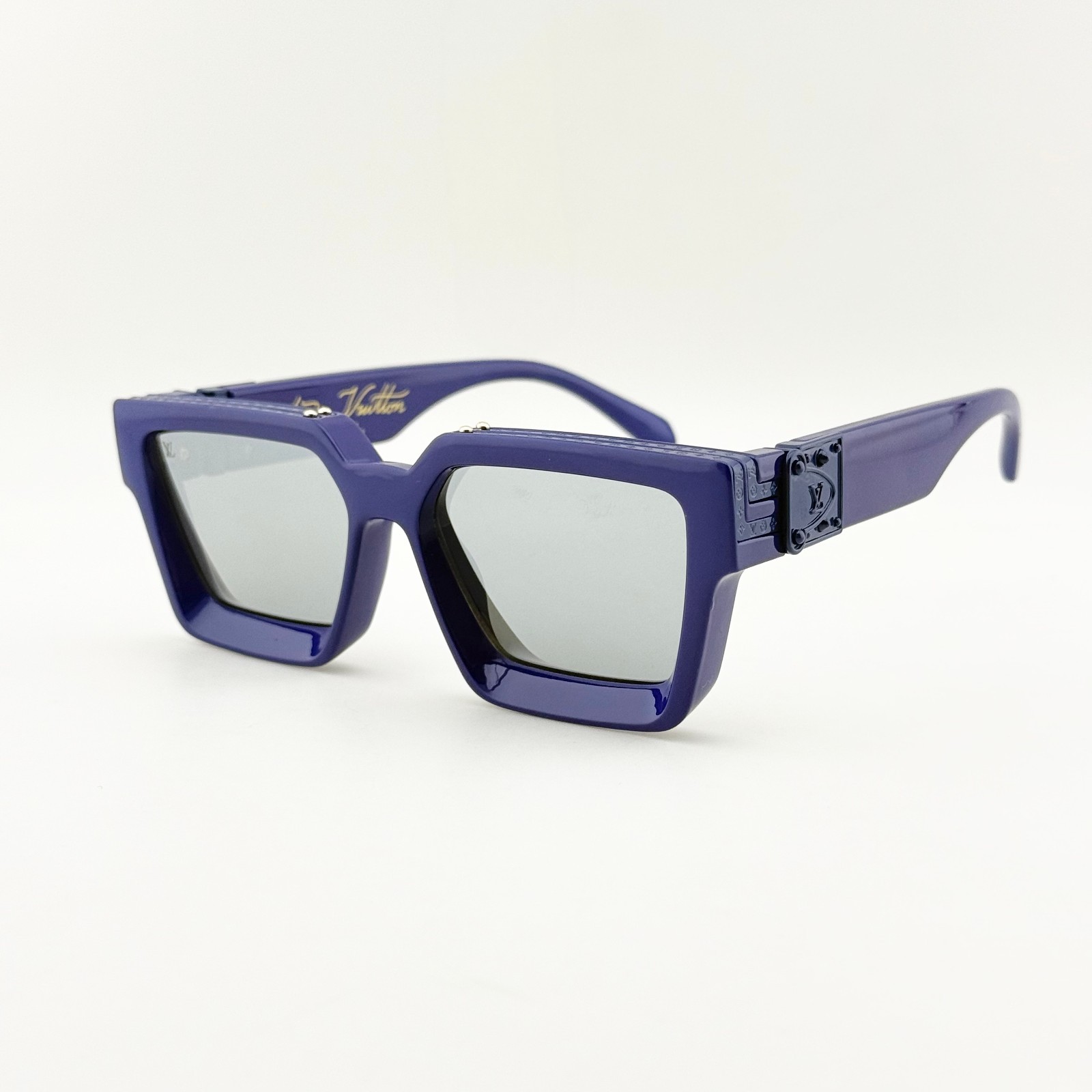 Louis Vuitton Z1165E 1.1 Millionaires Blue Frame Grey Lens Sunglasses