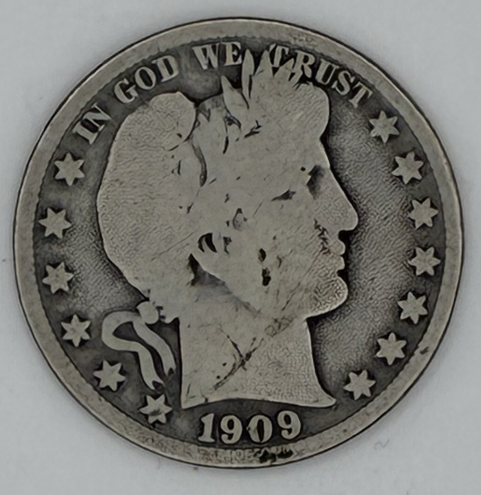 1909-P Barber Silver Half Dollar 1909-P Barber Silver Half Dollar