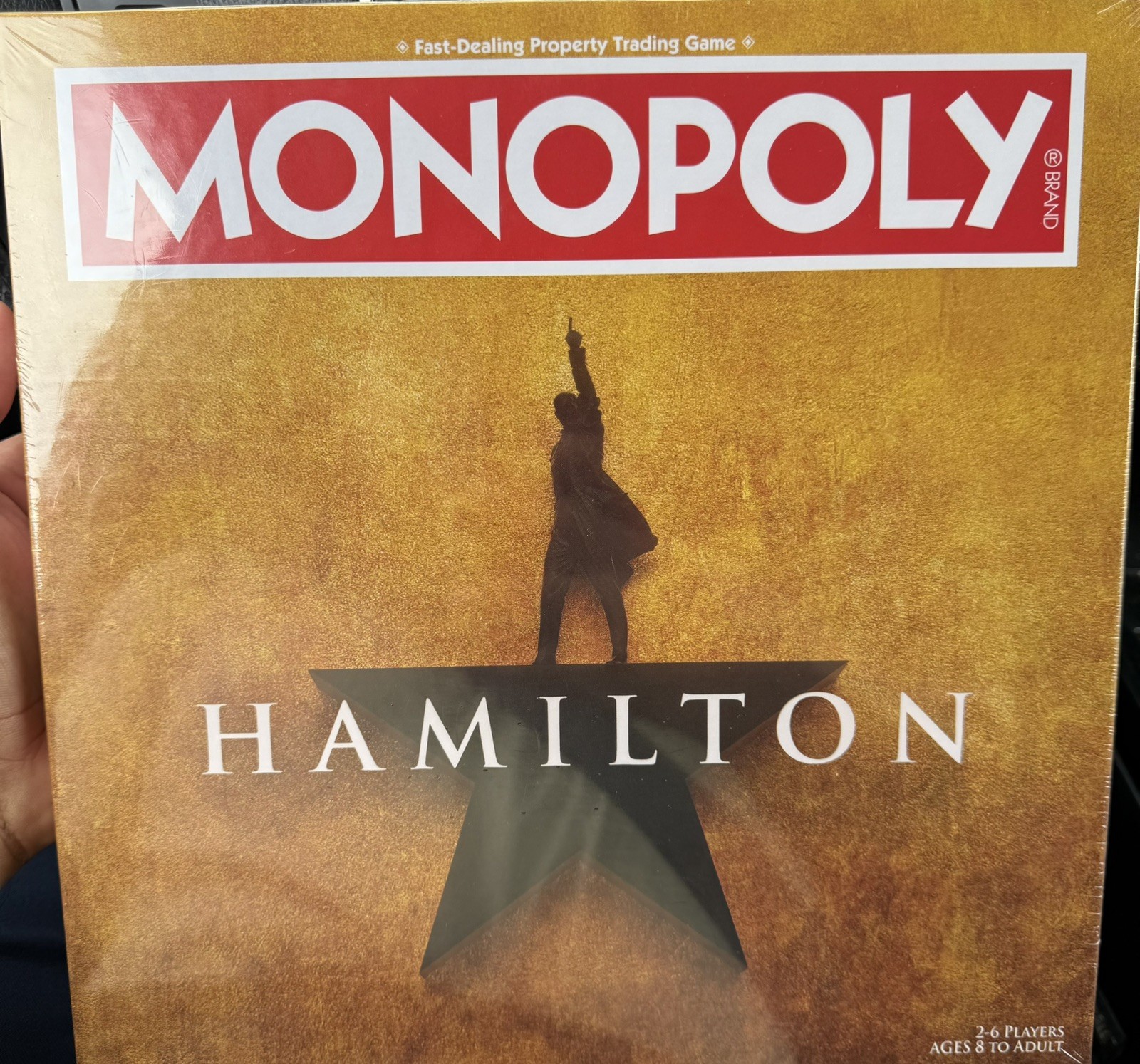 MONOPOLY Monopoly: Hamilton Edition Board Game w/ 6 Tokens & Custom Currency MONOPOLY Monopoly: Hamilton Edition Board Game w/ 6 Tokens & Custom Currency