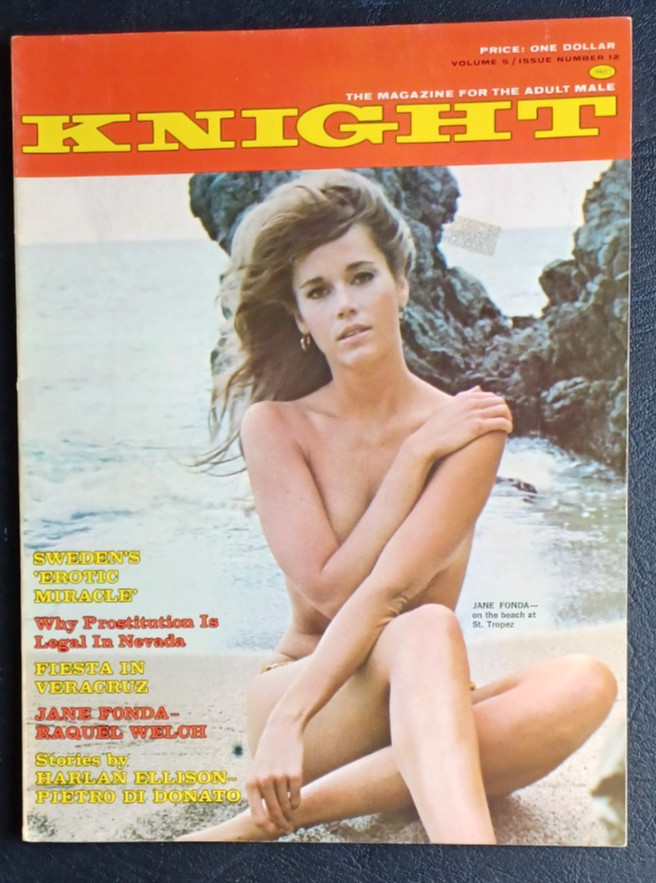 Knight Magazine Vol. 5 #12 May 1967 Jane Fonda Raquel Welch Near Mint Q9