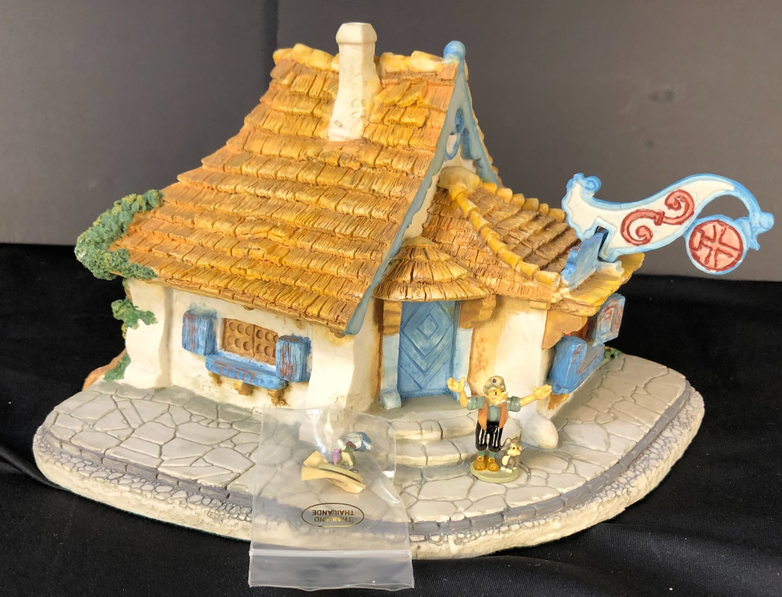 1990 Goebel Disney Geppetto's Toy Shop 965-D with Geppetto and Jiminy Cricket