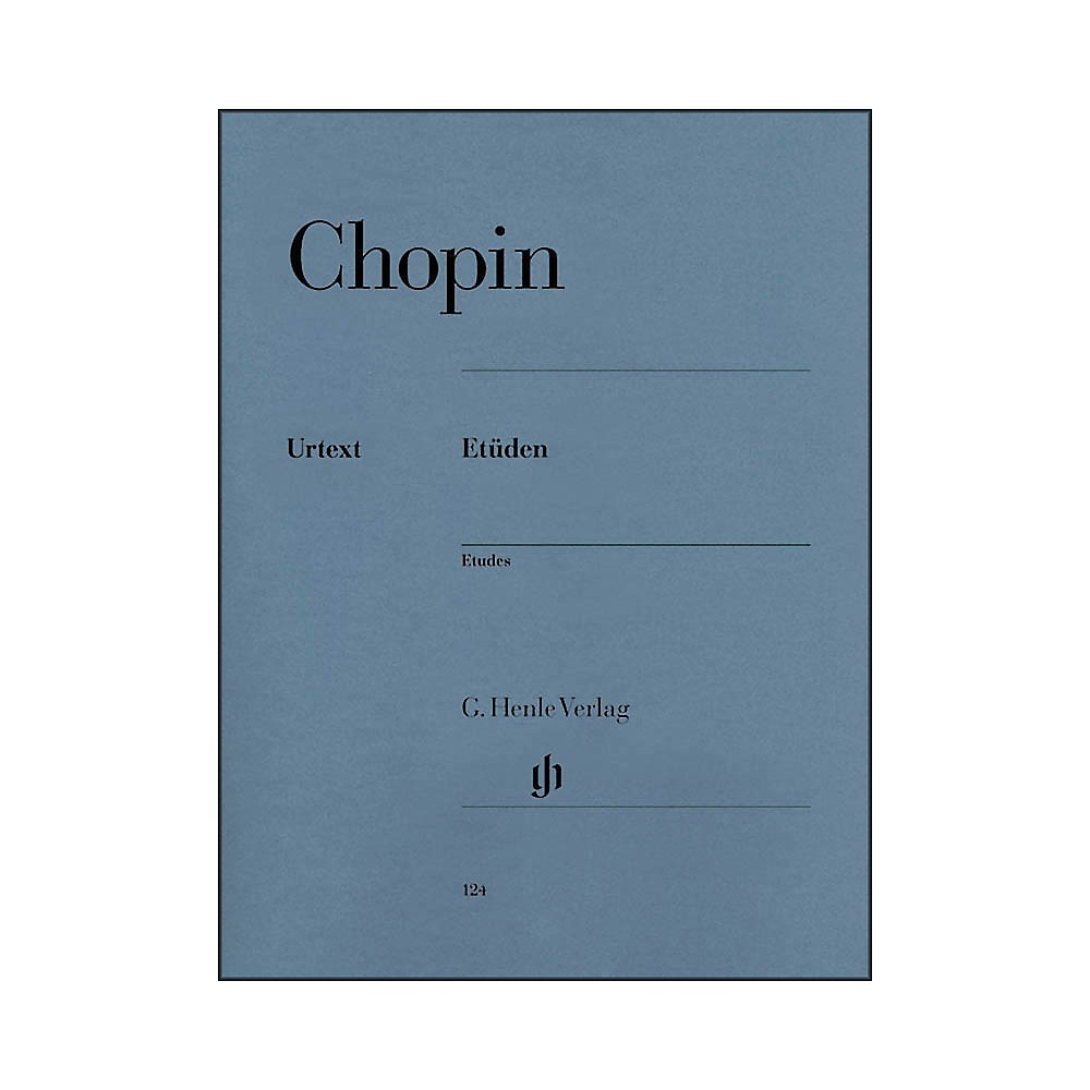 G. Henle Verlag Chopin Etudes Urtext Opus 10 And Opus 25 By Chopin  Zimmermann