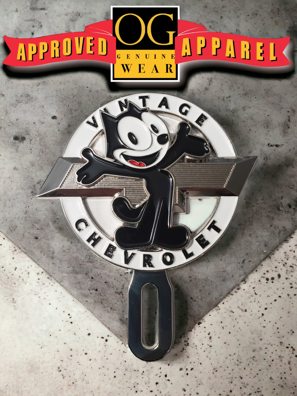 36 37 38 39 Vintage Chevrolet Felix Cat Lowrider Car Truck License Plate Topper 36 37 38 39 Vintage Chevrolet Felix Cat Lowrider Car Truck License Plate Topper