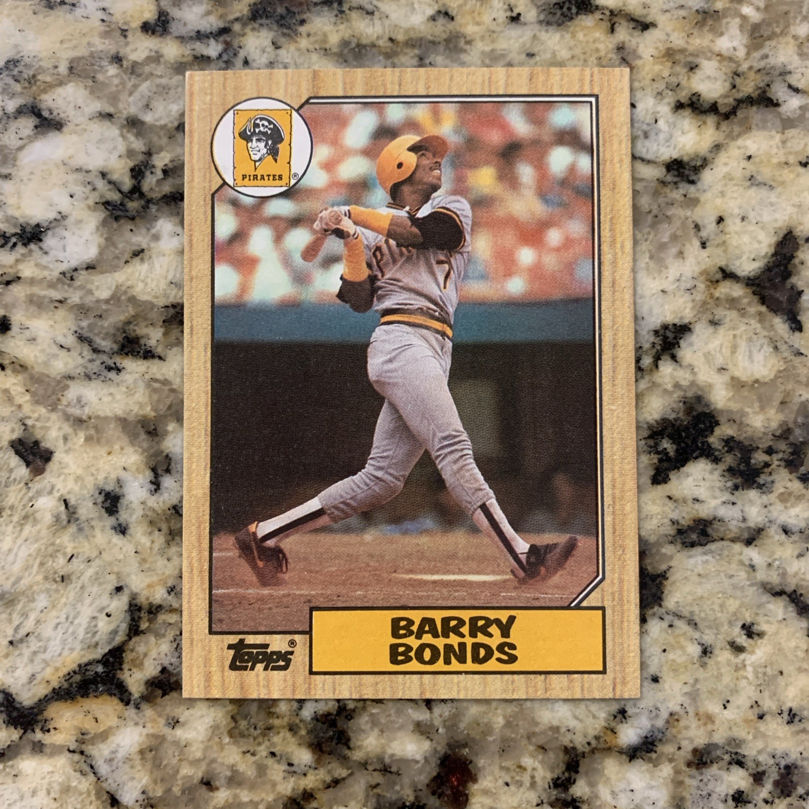 Barry Bonds Rookie Card. 1987 Topps #320. 