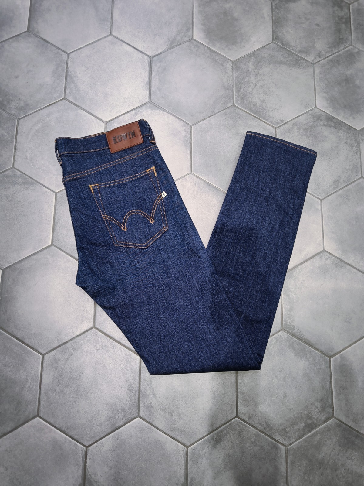 Jeans Edwin Indigo Size 33×34 ED-80 Slim Tapered Jeans Edwin Indigo Size 33×34 ED-80 Slim Tapered