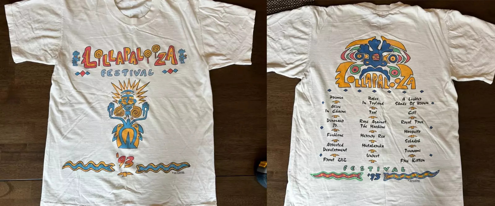 1993 Lollapalooza Concert Music Festival Cotton T Shirt Full Size S-5XL 1993 Lollapalooza Concert Music Festival Cotton T Shirt Full Size S-5XL