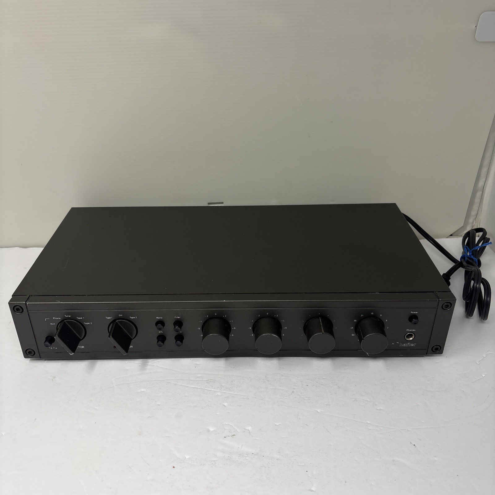 Vintage David Hafler Stereo Preamplifier Model 110 UNTESTED PARTS REPAIR