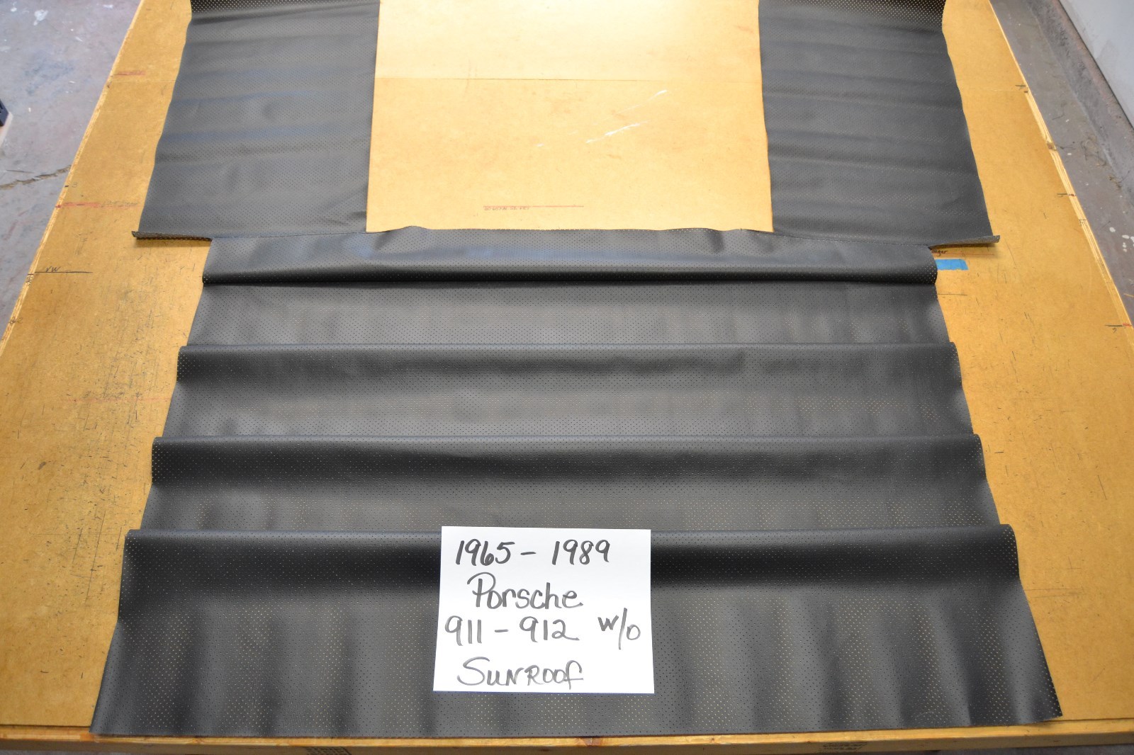 1965 - 1989 PORSCHE 911 912 BLACK HEADLINER USA MADE TOP QUALITY WITHOUT SUNROOF