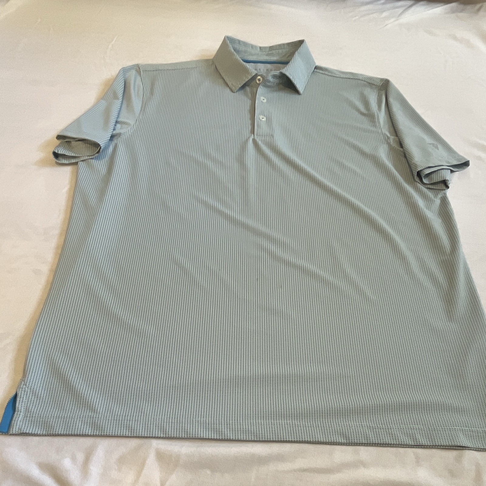 Maelreg Men’s Green Solid Polo Shirt Short Sleeve Collared Button Size L Maelreg Men’s Green Solid Polo Shirt Short Sleeve Collared Button Size L