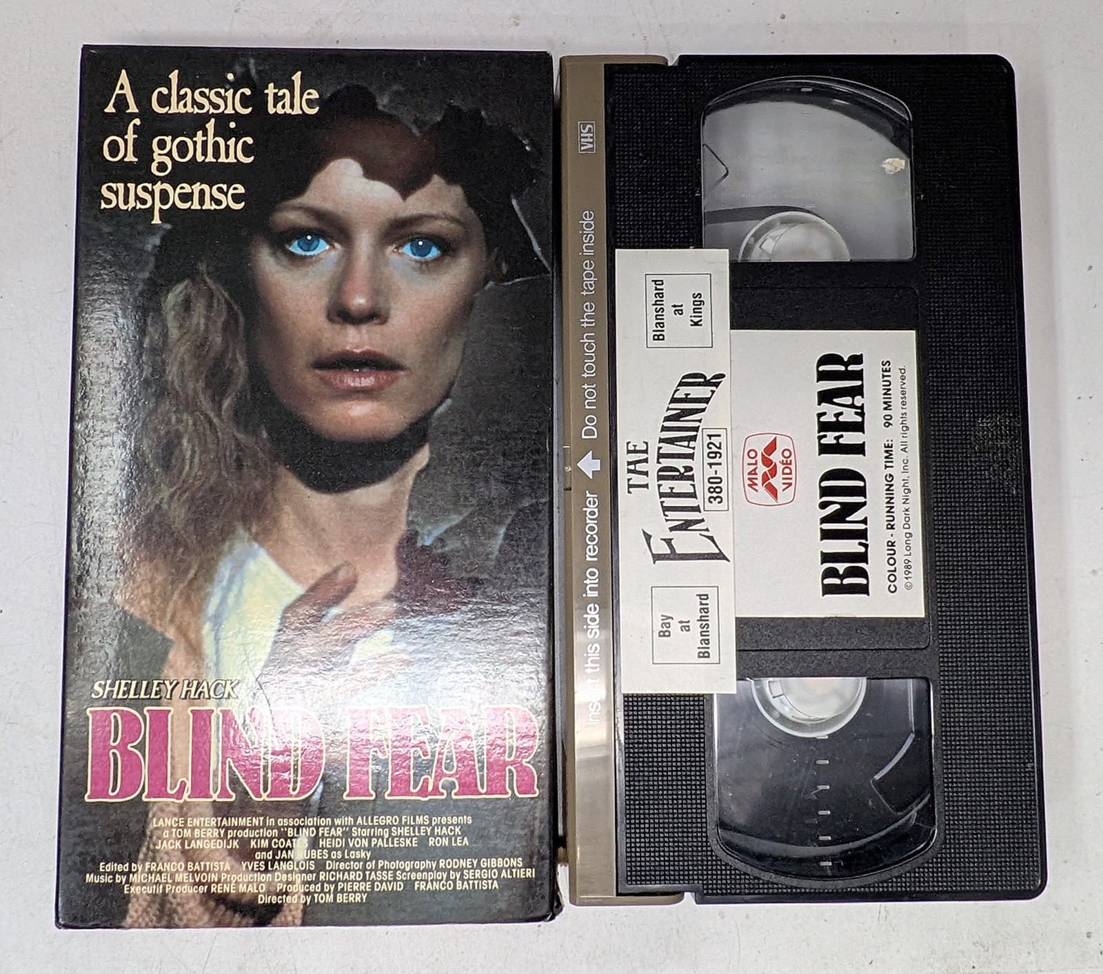 VHS: Blind Fear (1988): Shelley Hack