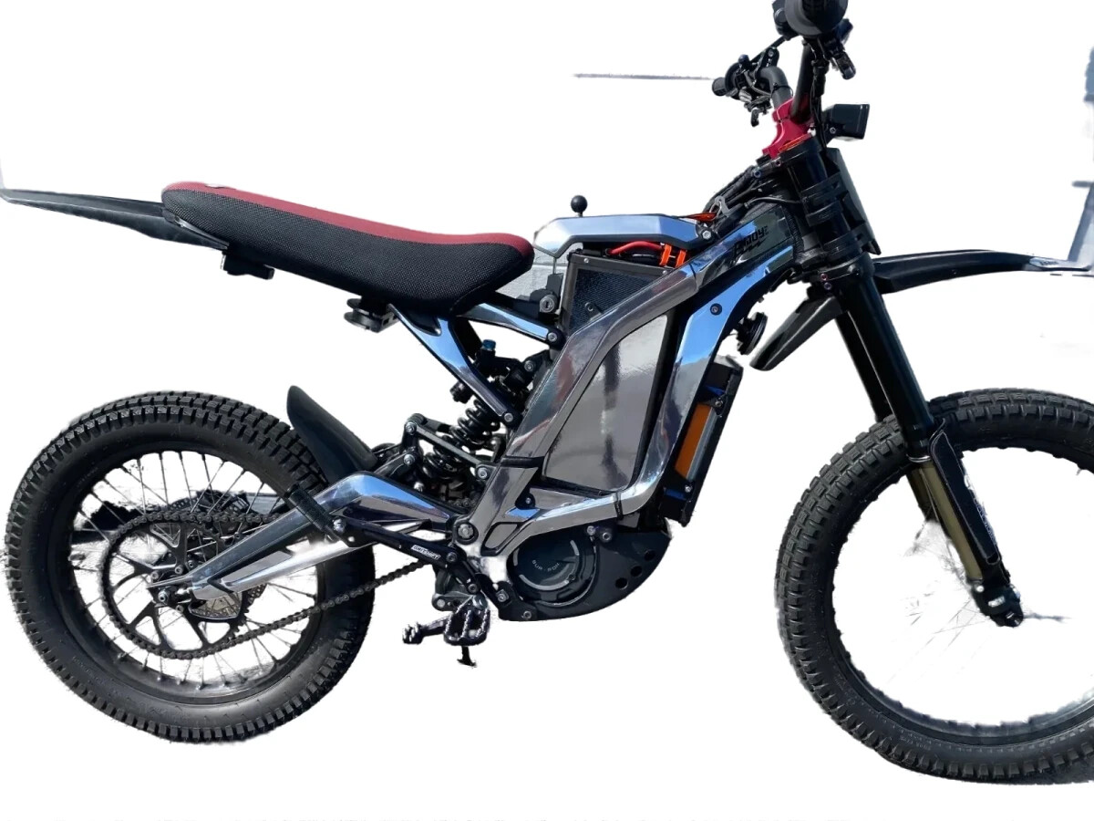 Sur Ron Light Bee S & X CHROME Style GRAPHICS KIT ONLY  (BIKE IS NOT INLCLUDED)