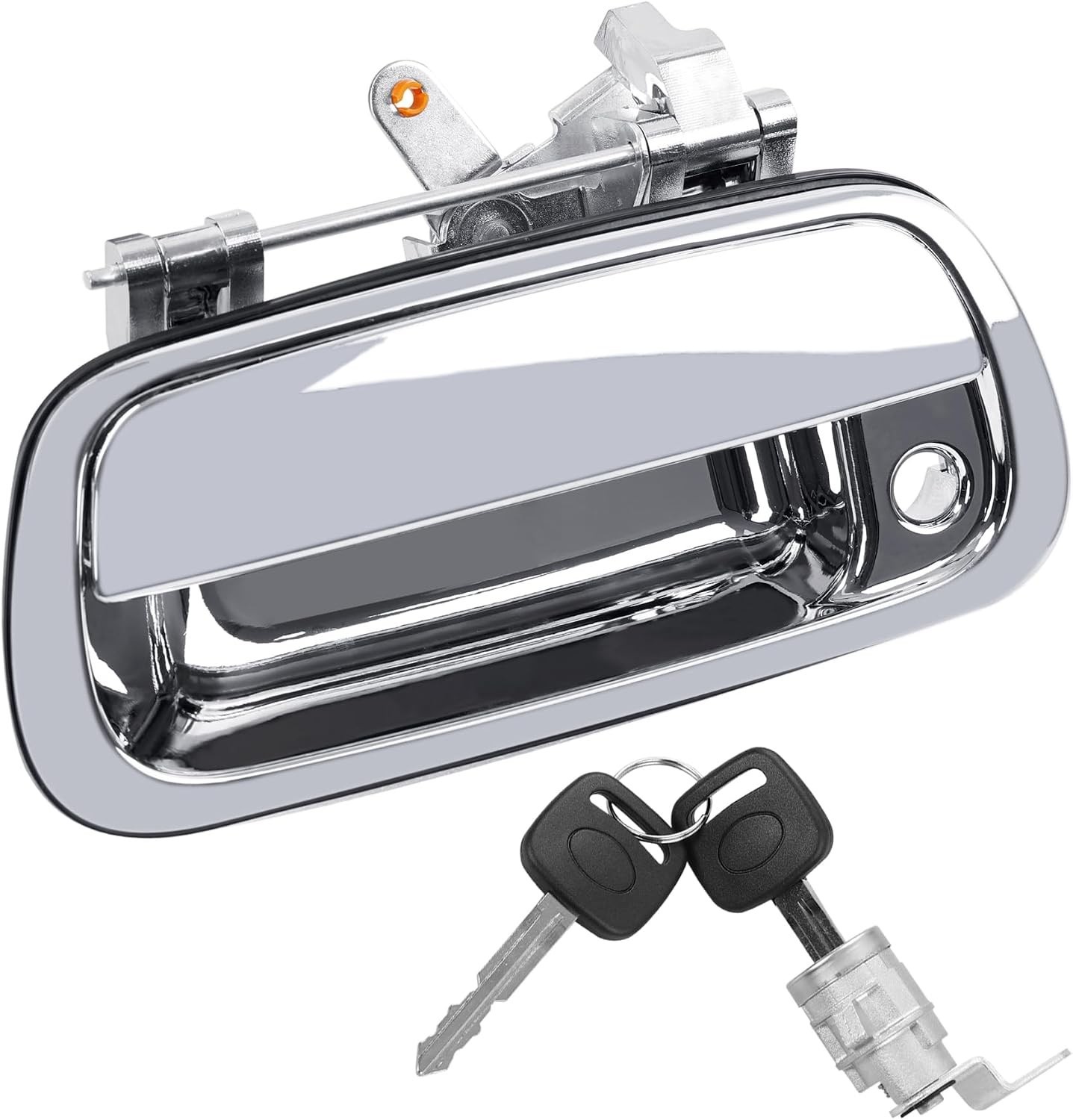 Chrome Tailgate Liftgate Handle w Lock Cylinder Keys for 2000-2006 Toyota Tundra Chrome Tailgate Liftgate Handle w Lock Cylinder Keys for 2000-2006 Toyota Tundra