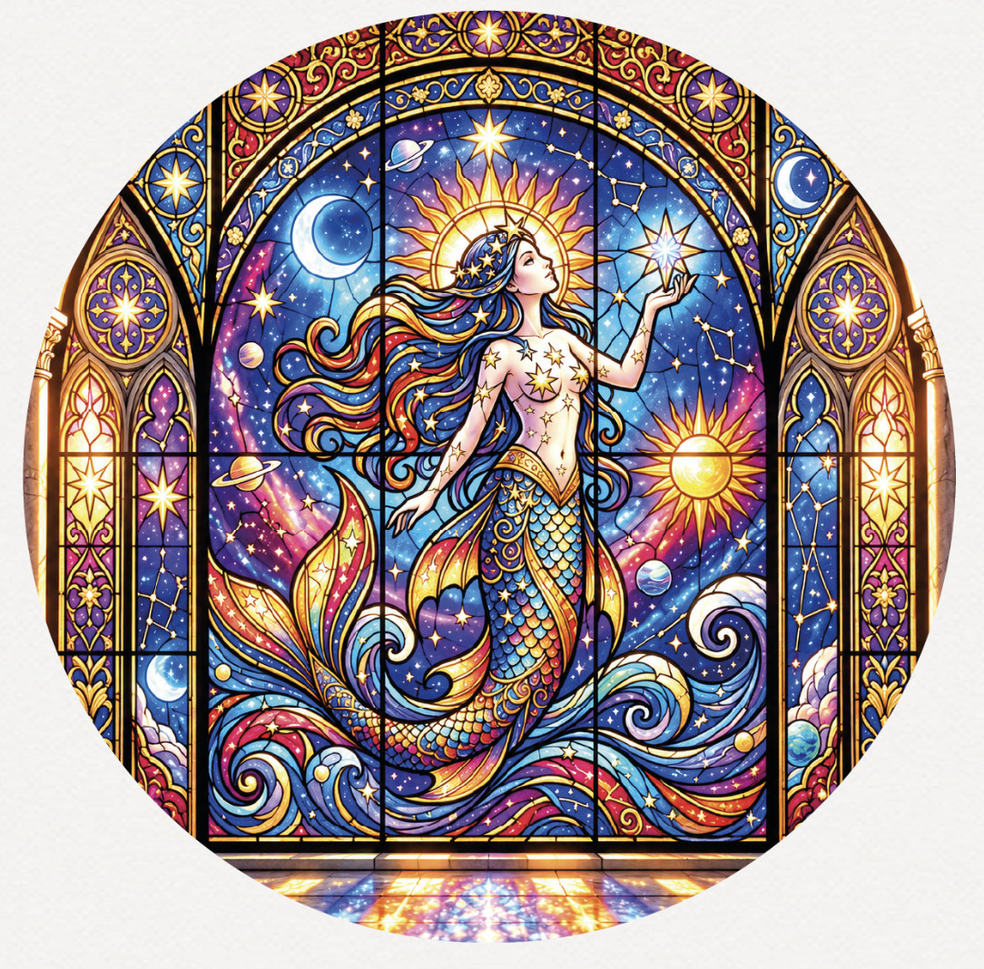 Hayleybug 1/2 oz Lady of Starglass Mermaid silver coin w/ COA POP 15