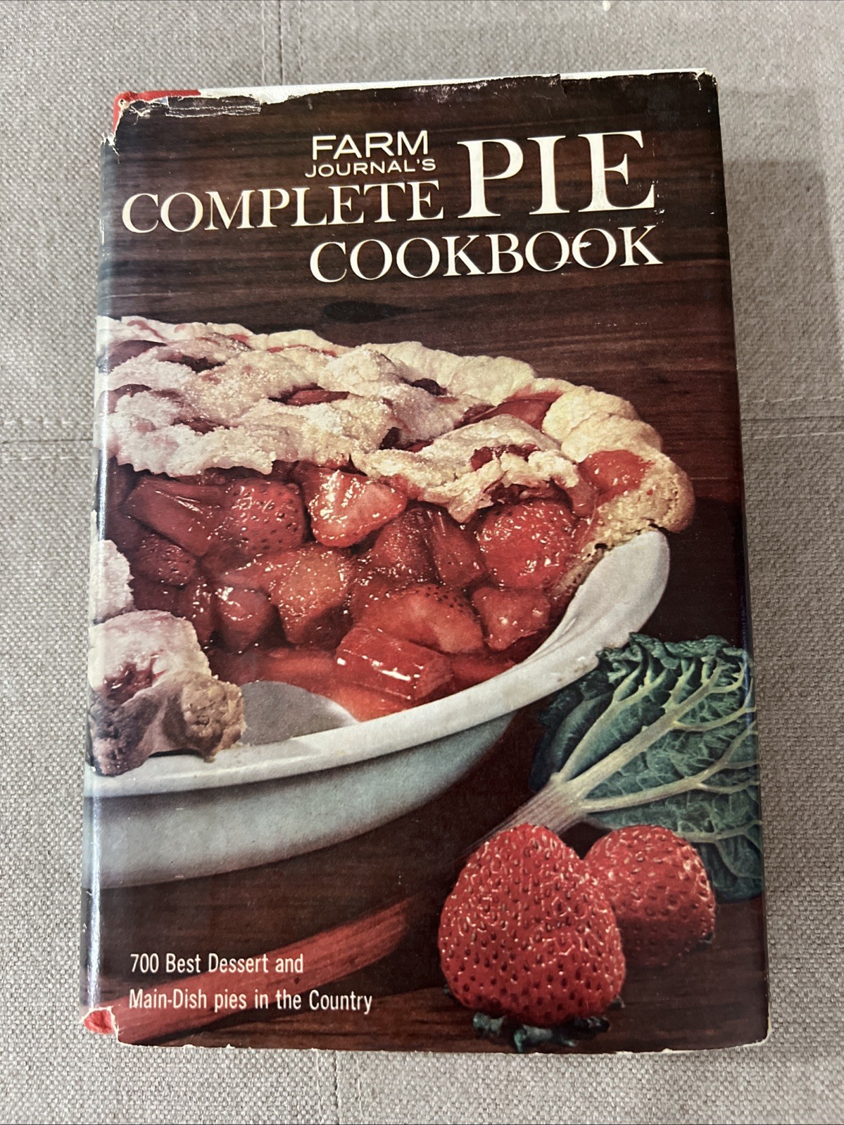 Vintage Farm Journal Complete Pie Cookbook Nell B. Nichols 1965 Recipe Hardcover