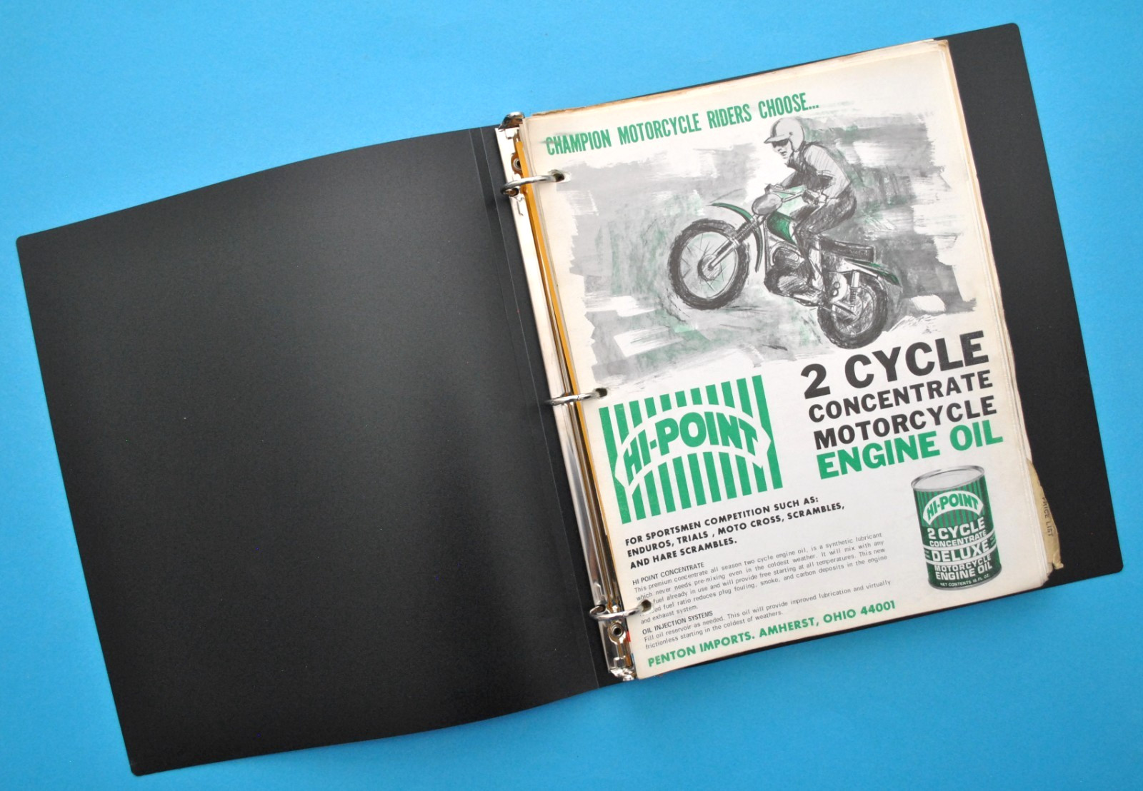 Original 1970s Penton Hi Point Motorcycle Catalog KTM Husqvarna Sachs Bing Koni