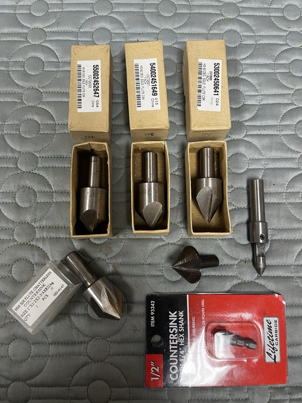 Industrial Countersinks 60, 82, 90 Degree And A Few Otheres Industrial Countersinks 60, 82, 90 Degree And A Few Otheres