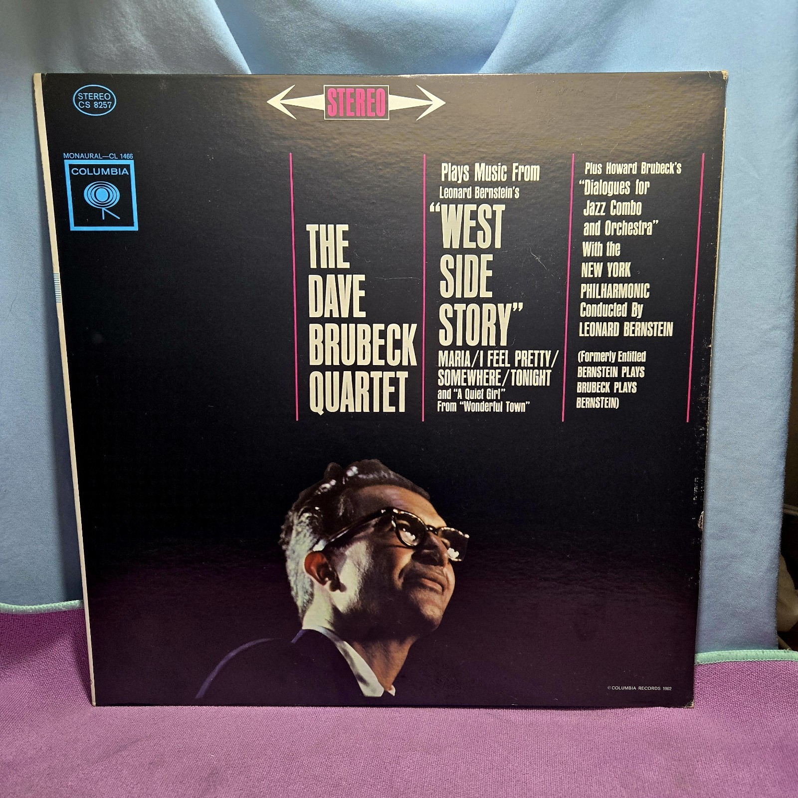 Bernstein Plays Brubeck West Side Story Vinyl LP Columbia CS 8257 