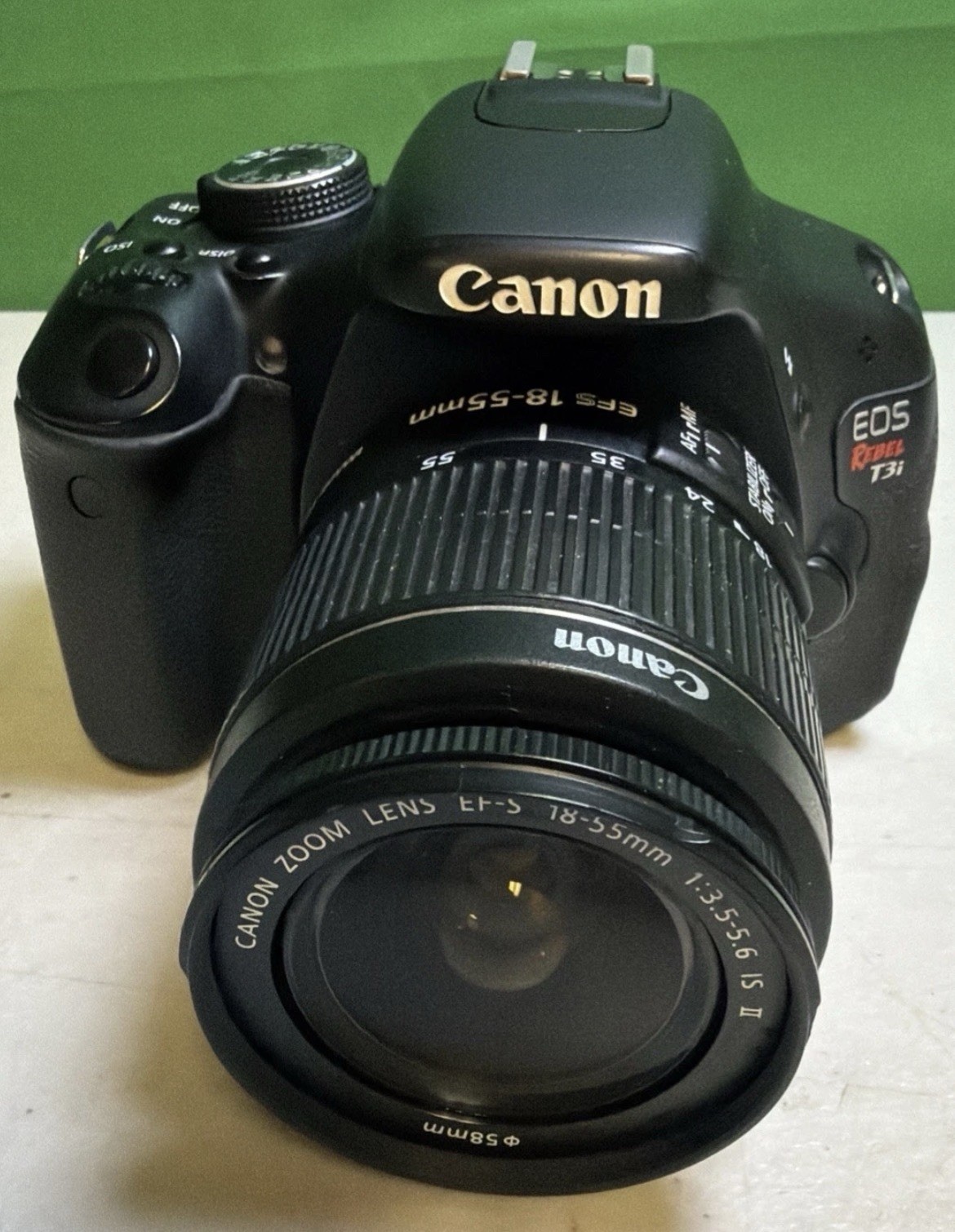 Canon EOS T3i 18.0MP DSLR Camera 18-55mm Lens -Fair