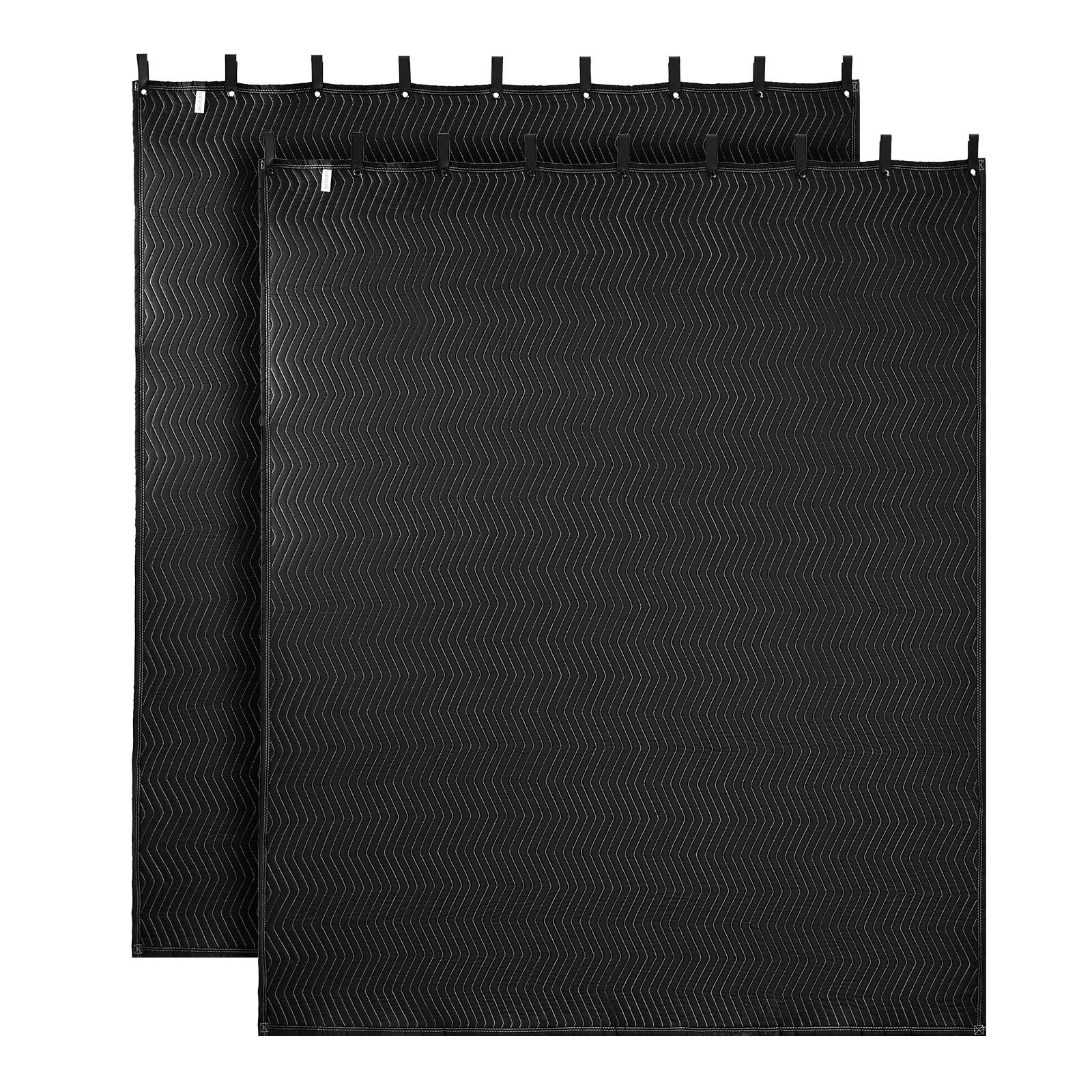 VEVOR 2 Pcs Sound Dampening Blankets 96 x 80 in Extra Large Soundproof Blanket