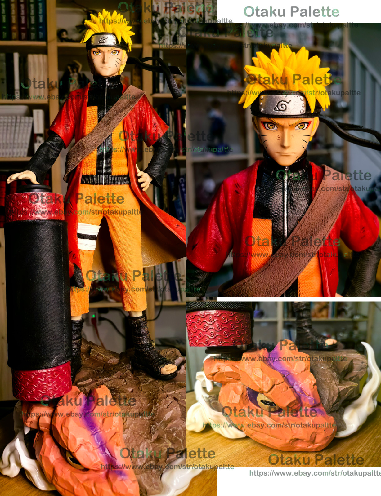Naruto Uzumaki Figure Sage Mode 42 cm Anime Statue GK 1/6 Scale Matte Finish HQ